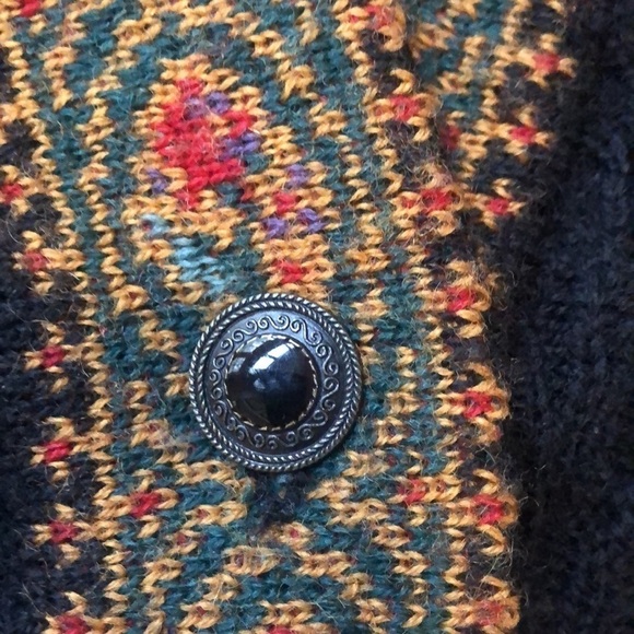 Herman Geist Vintage Cable Knit Wool Cardigan - Picture 9 of 13